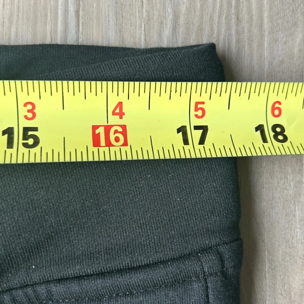 Lauren Ralph Lauren Active Pants L Black Wide Waistband Stretch Lounge Athletic
